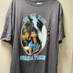 Shania Twain Graphic Gray T-Shirt